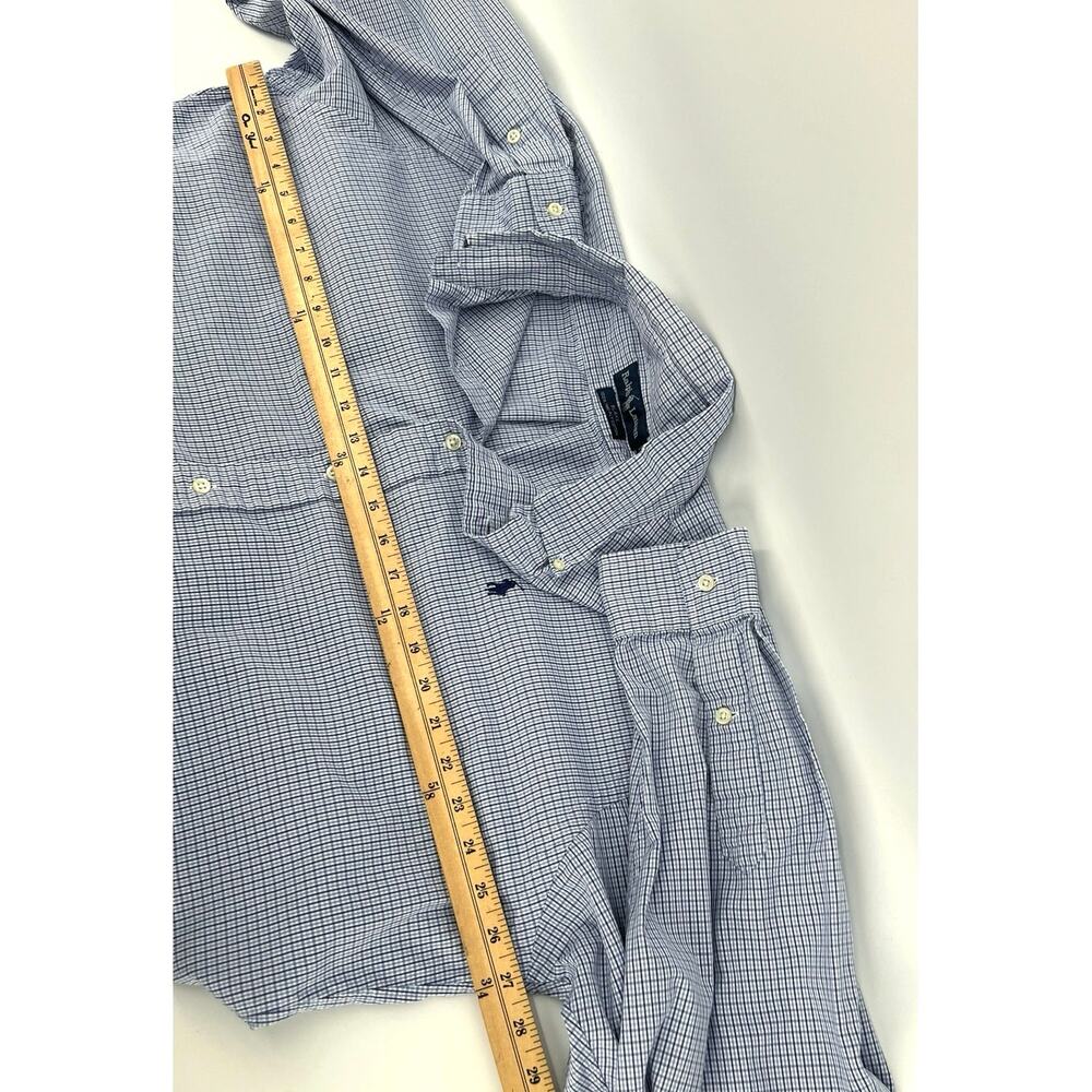 Ralph Lauren Blake Button Down Shirt Men's Size L Blue Coastal Preppy Academia - Picture 9 of 9